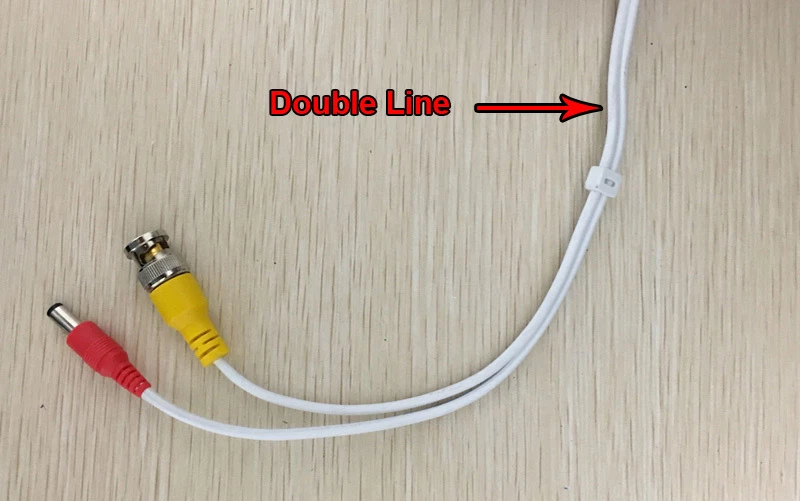 Sikker 60 ft feet CCTV BNC Video 12v DC Power cable cord for Security camera DVR - Image 2 of 2