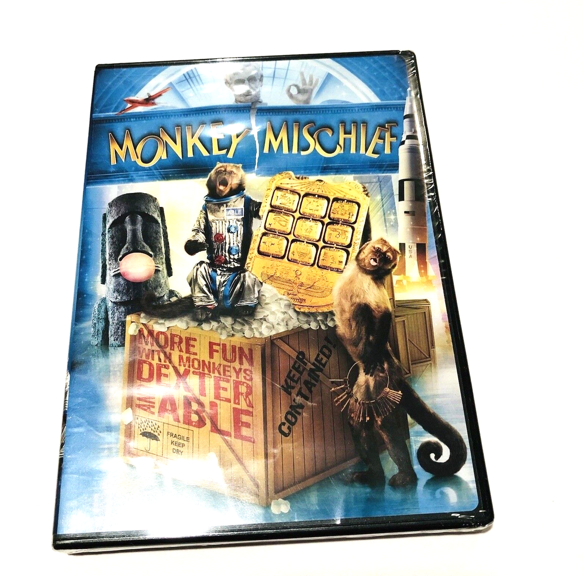 Monkey Mischief DVD 2009 Dexter Able Family Childrens Animal Movie