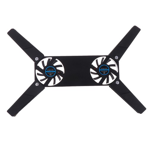 Laptop Desk Support Dual Cooling Fan Notebook Computer Stand USB Rack Hold_bf - Afbeelding 10 van 12