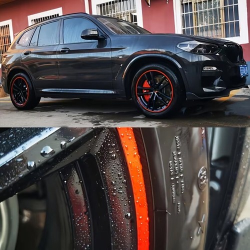 8M Car Wheel Rim Edge Protector Vehicle Tire Guard Sticker Rubber Strip Line - Picture 13 of 26