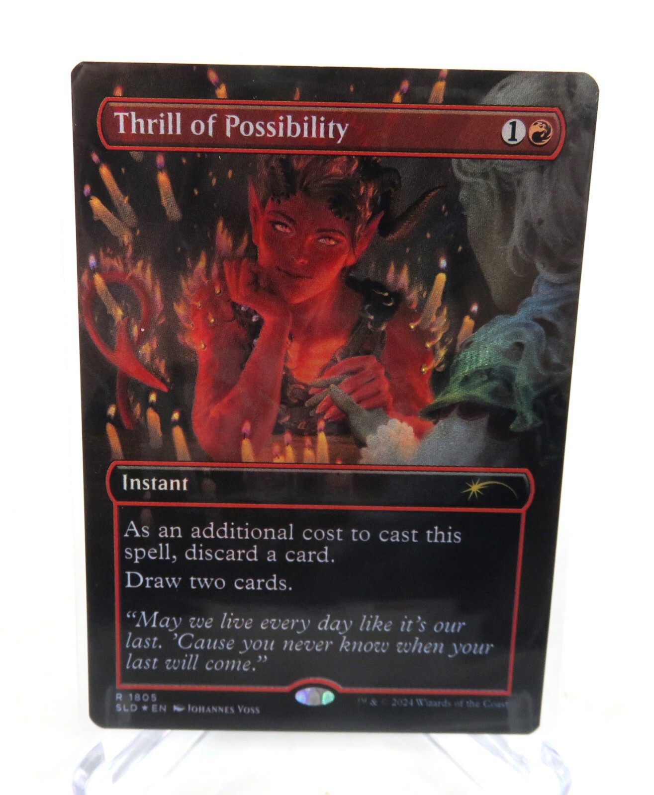 Thrill of Possibility Dungeons Dragons MTG Rainbow FOIL Secret Lair SLD NM/M
