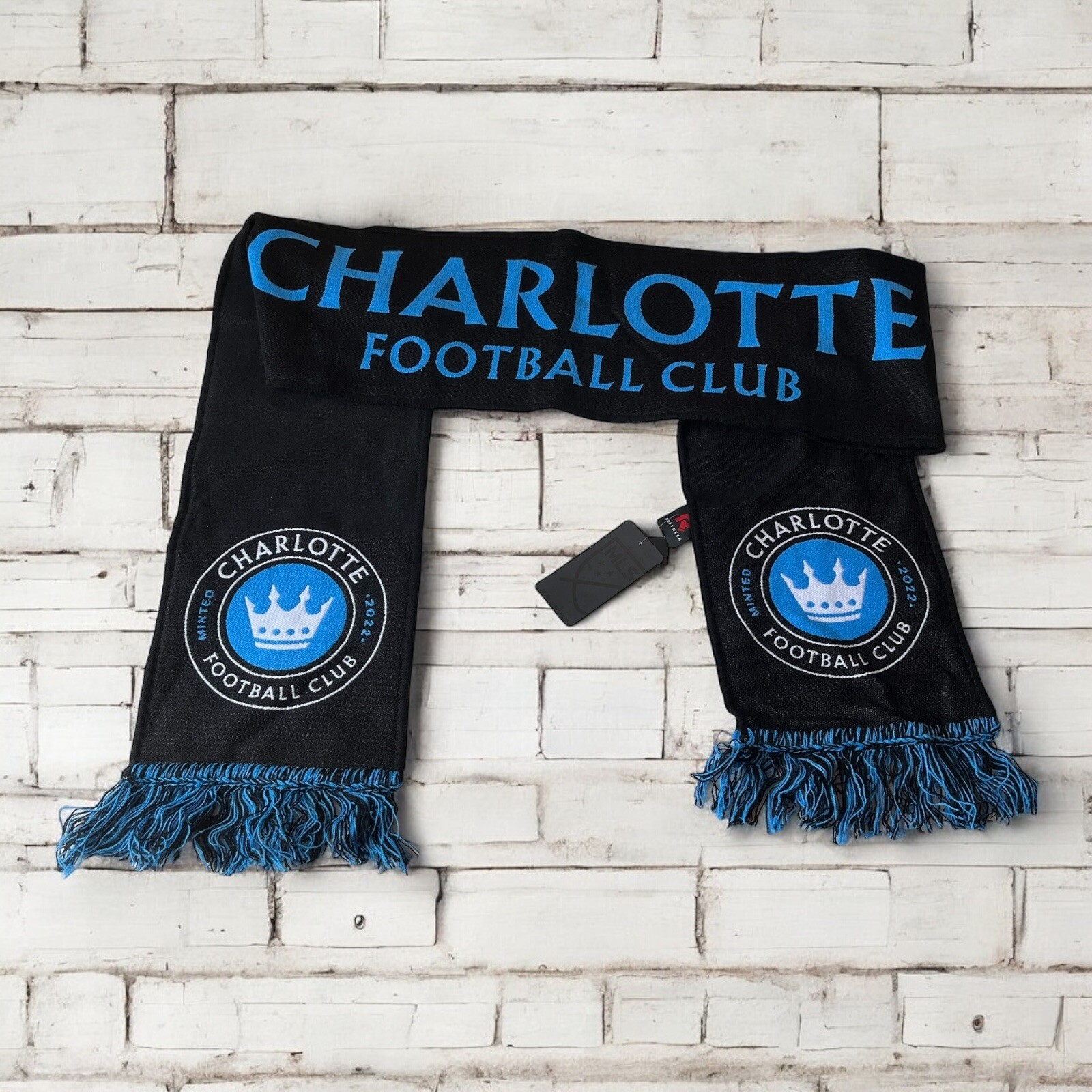 Charlotte North Carolina Football Club Inaugural Season Scarf MLS Soccer 2022