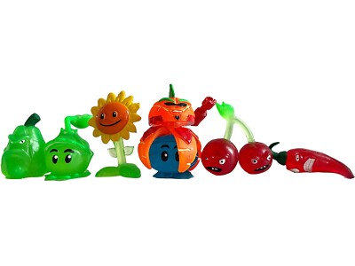 Pack Of 7 Plants Vs Zombies Figures 3” Mexican Bootleg action