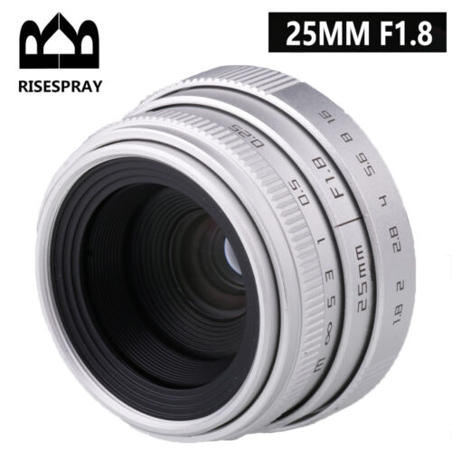 Mini lente RISESPRAY 25 mm f/1,8 CCTV para Nikon 1 V3 V2 V1 AW1 J5 J4 J3 J2 J1 S2 - Imagen 16 de 16