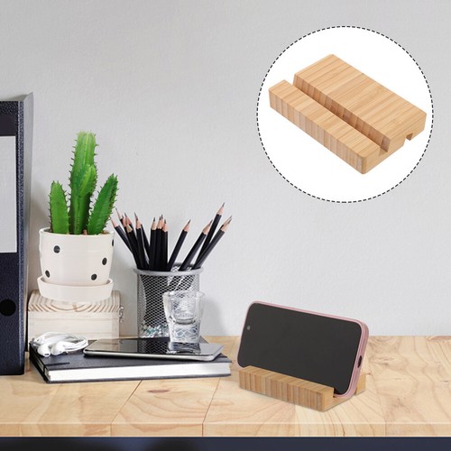 Practical Wood Tablet Holder Phone Rack Desk Bedroom Travel Dresser Home - 第 8/12 張圖片