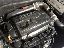 Carbon Motor Abdeckung für VW Golf VI 6 GTI Neu Cover Motorabdeckung Scirocco 35
