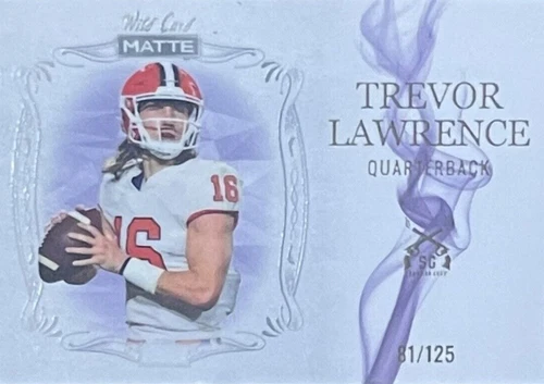2021 Wild Card MATTE Trevor Lawrence #MSG-1