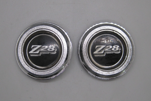 Vtg 1977-1978 Chevy Camaro OEM Z28 Factory Power Window Emblems Door Panel Plugs