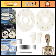 Giant 12 Ft Skeleton Head Bracket Kit - Replacement Parts, Neck, Screws & Wrench