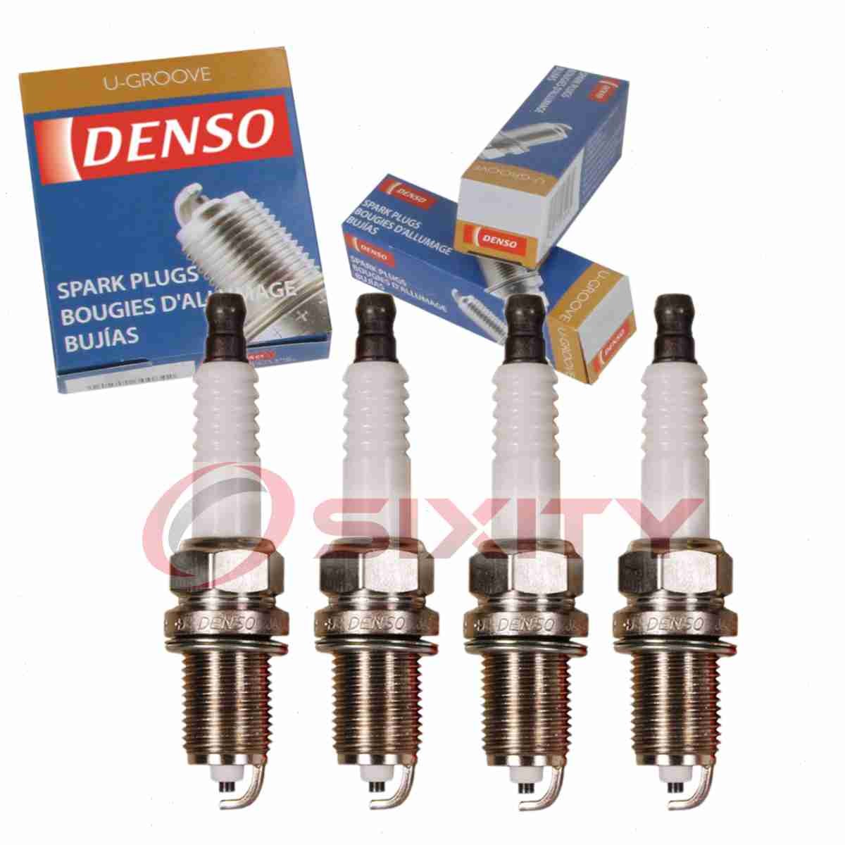 4 pc DENSO 3183 Standard U-Groove Spark Plugs for Q14R-U11 3926 1086 mb