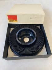Vintage Kodak 140 Carousel Slide Tray Box, Black Projector Slide Tray