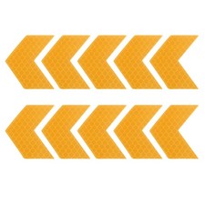 Reflective Stickers Arrow, Yellow 50 Pcs Safety Warning Tape