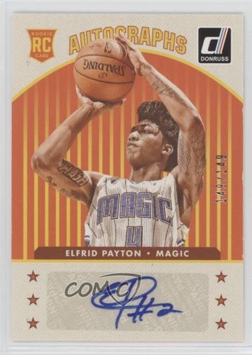 Elfrid Payton #2 2014 Panini Donruss Rookie Autographs card