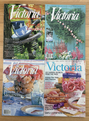 4 VICTORIA MAGAZINE 1998 2003 MARCH JUNE JULY ENGLAND SUMMER GARDEN MITFORD