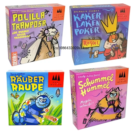RAUBER RAUPE Poker Card Game – Cheating Moths & Cockroaches Fun Party Game