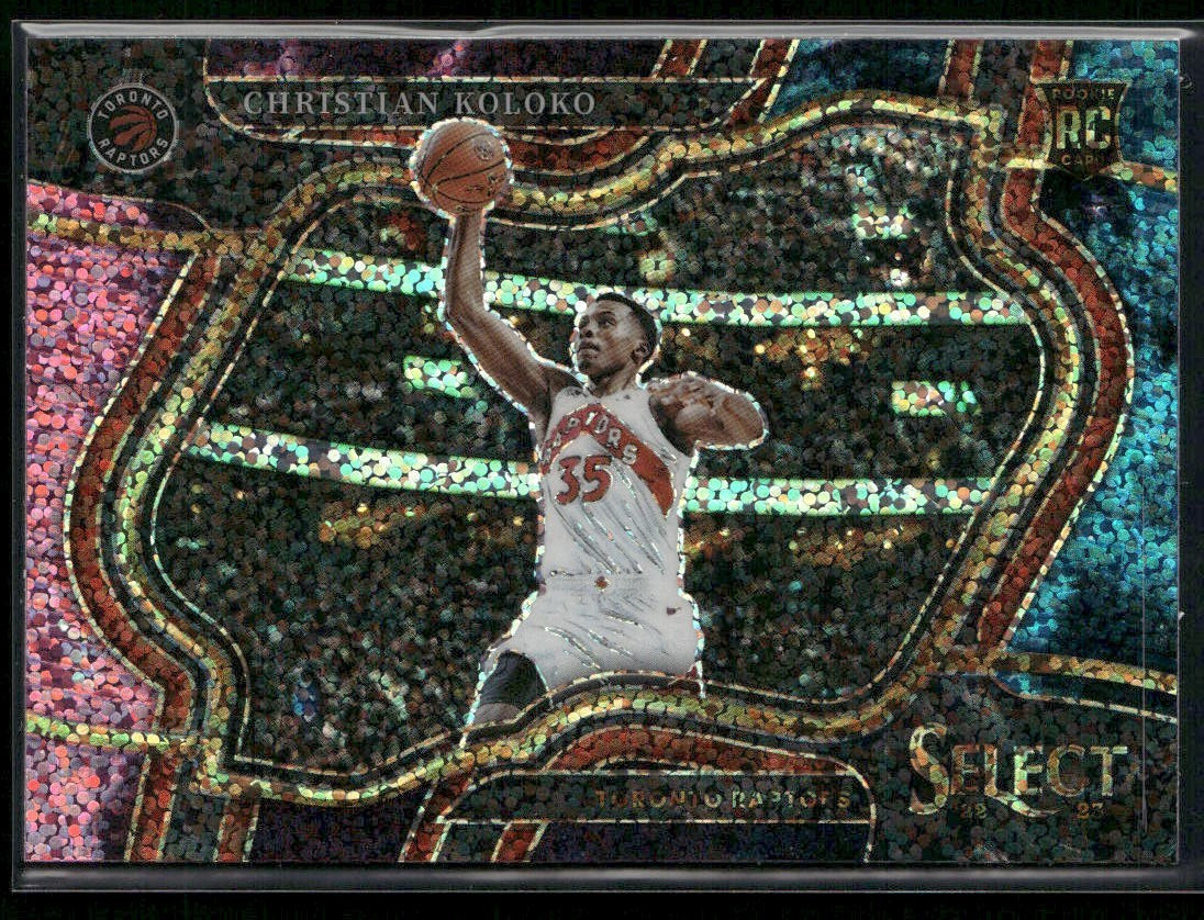 2022-23 Panini Select Courtside Christian Koloko #297 Cosmic Prizm RC SSP
