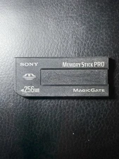 Sony 256MB Memory Stick Pro Card Magic Gate For Sony Old Camera/Recorder Tested