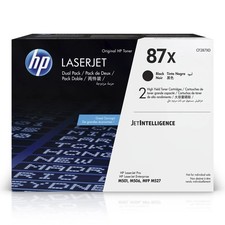 HP Original 87X Black High-Yield Toner Cartridges 2-Pack  Works Laserjet Ente