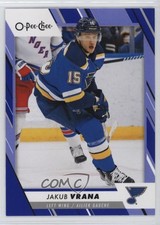 2023-24 O-Pee-Chee Blue Border Jakub Vrana #395 0ol8