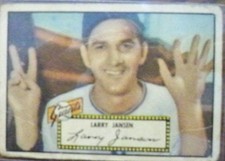 1952 Topps Baseball Card Of  Larry Jansen #5