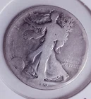 1919 Circulated US Walking Liberty silver half dollar coin