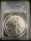 2025 $1 American Silver Eagle PCGS MS70 Blue Label