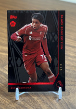 Rio Ngumoha 2025-26 Topps Premier League Black Edge Edition Red /5 Rookie Rc