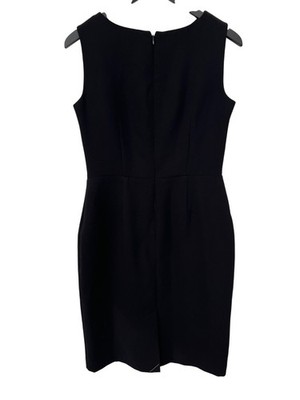 black fitted sheath dress Roselani Black Strapless Mini Dress - US 8