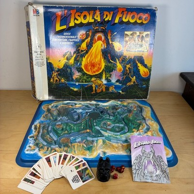 Die Feuerinsel - MB Spiele (Vintage Brettspiel 1987) unvollständig RAR