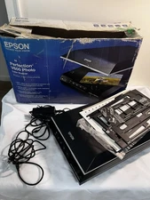 Epson Perfection V600 Photo Scanner Machine and Power Cable, box- Good/ see foto