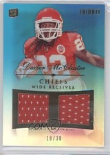 2010 Topps Tribute Dual Relics Blue Rainbow 10/30 Dexter McCluster #DR-DMC t8i