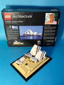 LEGO 21012 Architecture Sydney Opera House 100% Complete Instructions & Box.