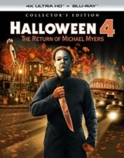 Halloween 4: The Return of Michael Myers New 4K UHD Blu-ray Collector's Ed,