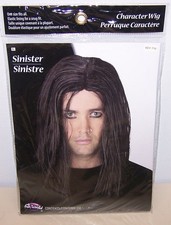 Fun World Sinister Character Wig - Black