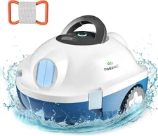 TASVAC Automatic Cordless Robotic Pool Cleaner, 90 Mins Runtime