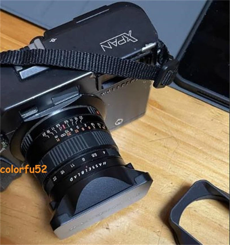 Black Lens Hood with Cover Aluminum Lens Hood for Hasselblad Xpan Fujifilm TX-1 - Image 4 of 4