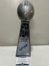 Curley Culp Autographed Super Bowl Trophy With Authentication