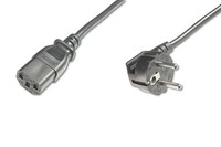 Digitus Netzanschlusskabel, Cee 7/7 (Typ-F) - C13 St/Bu, 1.8M