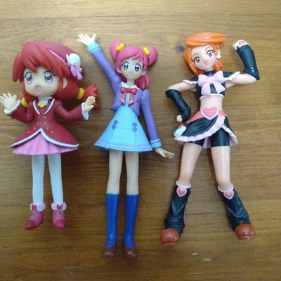 Precure Action Figuren Set 3 Stück Sammler Anime Spielzeug Japan