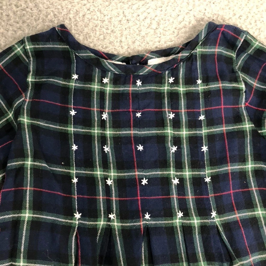 Vestido túnica Will Juju bien vestido niñas 6 pantalones cortos azules a cuadros fiesta juego Foto 3 de 4