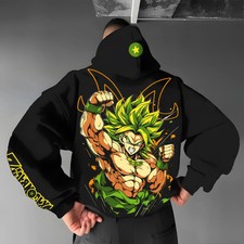 Dragon Ball Cotton Hoodie - Breathable Pullover Sweatshirt