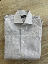 Ermenegildo Zegna Su Misura Dress Shirts Mens Medium M Plaid