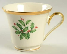 Lenox Holiday Dimension Holly Tea Cup Made in USA NEW