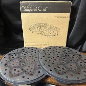 Pampered Chef Microwave Chip Maker - set of 2, NEW in box