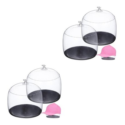 2 Count Hut Organizer Für Baseballkappen Cap Halter Acryl PVC -Huthalter