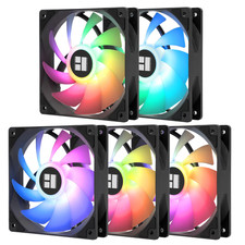 5 Pack TL-C12C-S CPU Fan 120Mm ARGB Case Cooler Fan, 4Pin PWM Silent Computer Fa