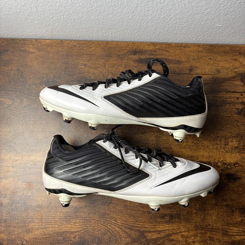 Nike Vapor Speed Low TD D Mens Size 10 Football Cleats Black White Detachable