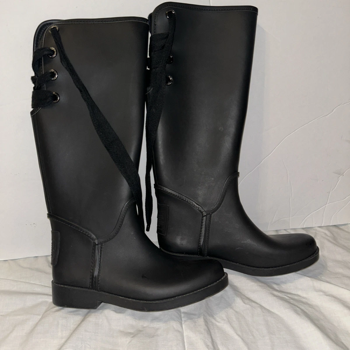 Coach Rain Boot Low (1-1.9 in) Heel Height Boots for Women for