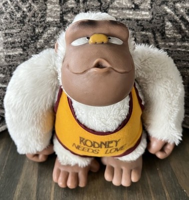 1979 Applause Rodney Needs Love Plush Gorilla Stuffed Animal Monkey Vintage