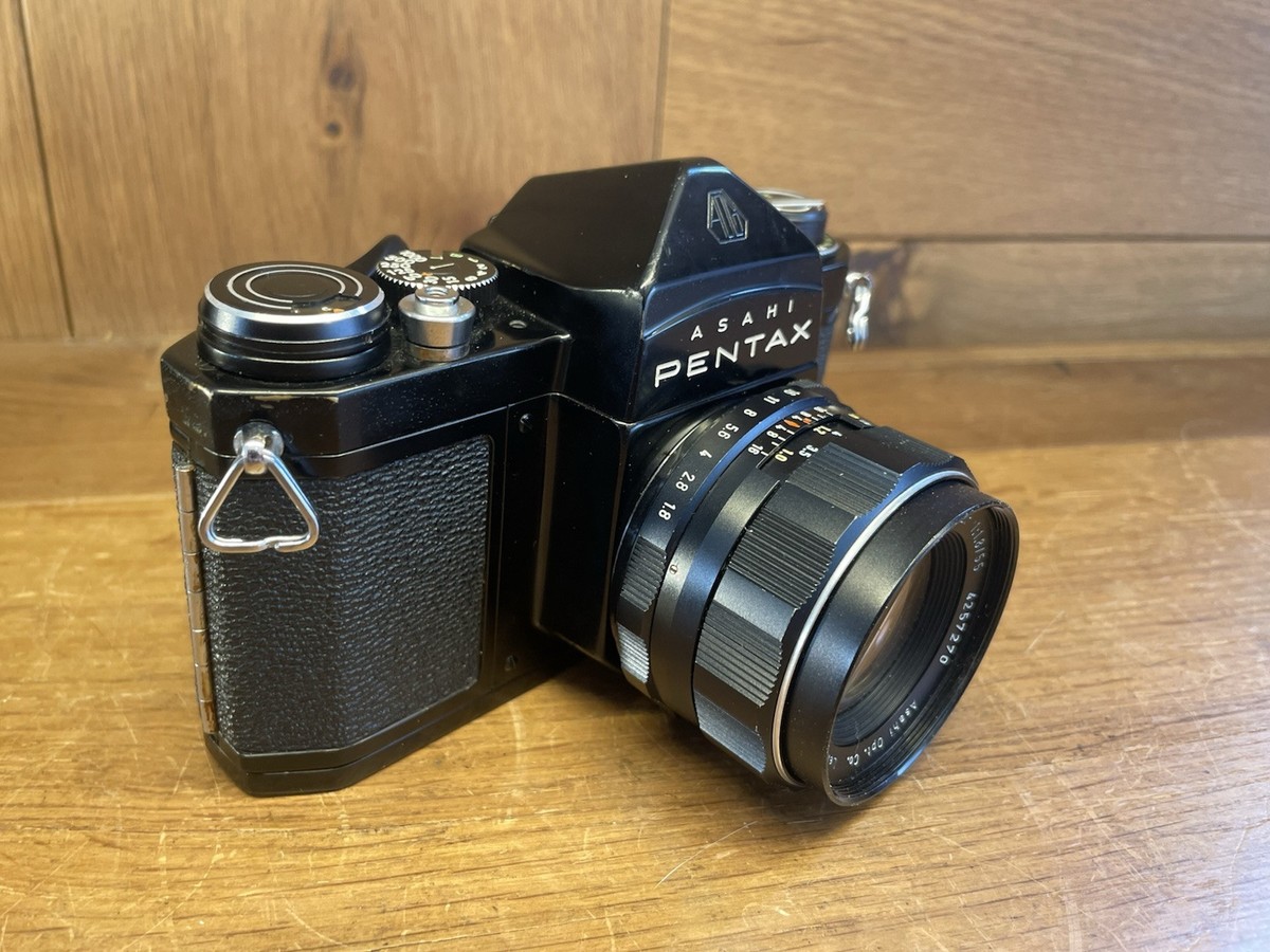 PENTAX S2+Super Takumar 1:1.8/55美品 Rare Black : Near Mint* Pentax S2 Late Model Camera Super